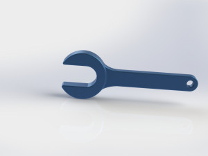 simple wrench solidwork 3D प्रिंट मॉडल