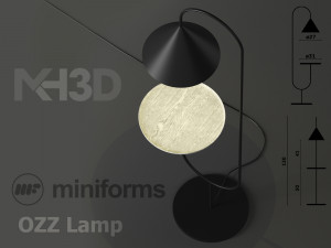 miniforms ozz lamp Modelo 3D