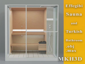 effegibi 桑拿浴室和土耳其浴室 3D 模型