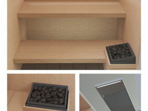 effegibi sauna and turkish bathroom 3D 模型