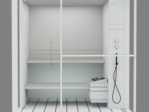 effegibi sauna and turkish bathroom 3D 模型
