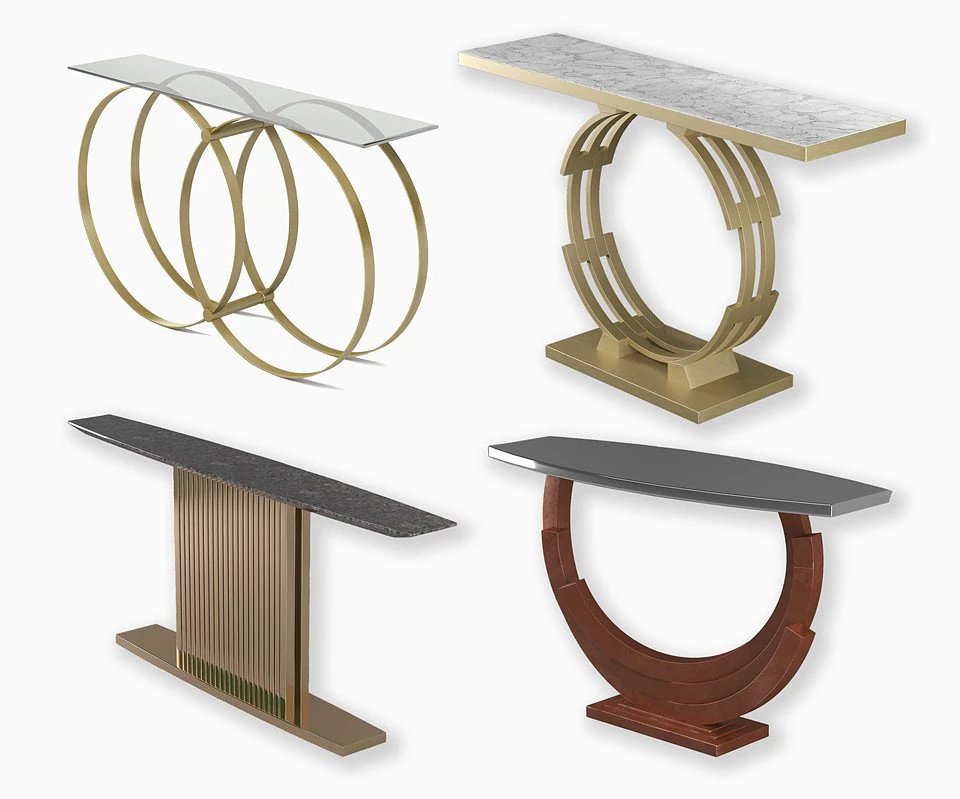 console table collection 3D Model .c4d .max .obj .3ds .fbx .stl .blend 