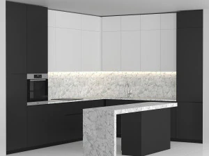 set de cuisine 01 Modèle 3D