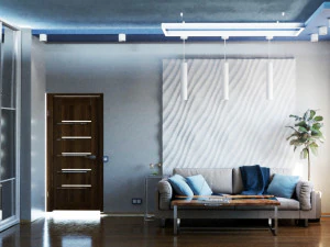 집 안의 방 3D 프린트 모델