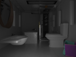 bathroom 3Dプリントモデル
