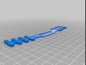 सर्जिकल मास्क का पट्टा 3D प्रिंट मॉडल