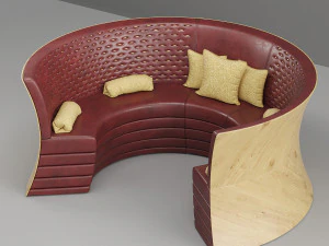 decoris circle sofa 001 3D Model
