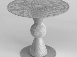 decoris circle table 001 Model 3D