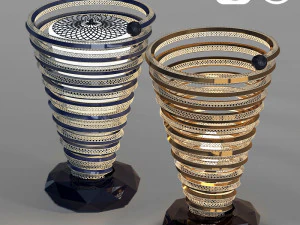 decoris decoration set floor light 001 3D Model