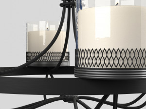 decoris minimal classic chandelier 001 3D Model