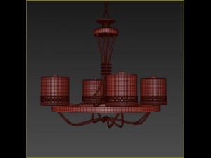 decoris minimal classic chandelier 001 3D Model