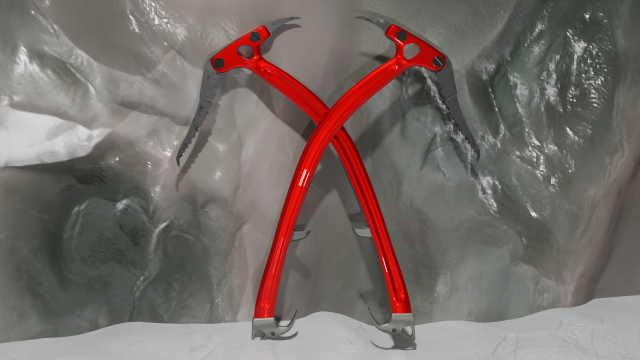 ice pickaxe 3D Модель .c4d .max .obj .3ds .fbx .stl .blend 