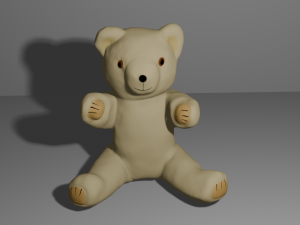 Taddy bear High polygonal model 3Dモデル