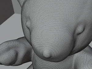 Taddy bear High polygonal model 3D Model