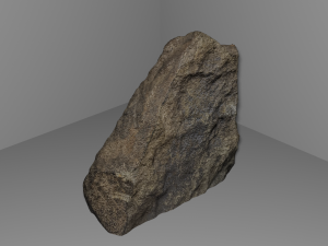 Basalt Stone Polygonal Model 3Dモデル