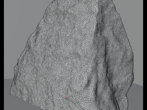 Basalt Stone Polygonal Model 3D 模型