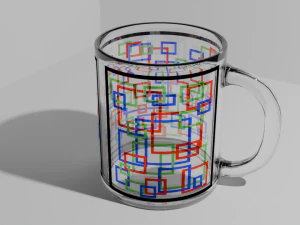 Glass Cup 3D Model