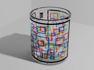 Glass Cup 3D Model