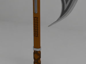 Medieval Axe 3D Model
