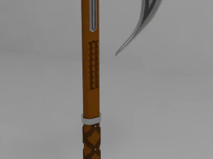 Medieval Axe 3D Model