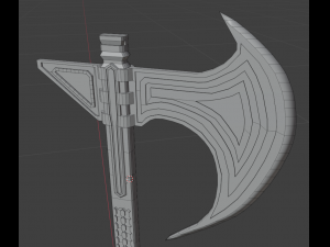 Medieval Axe 3D 模型