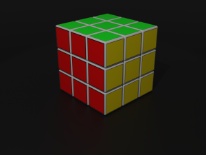 rubiks cube 3D 모델