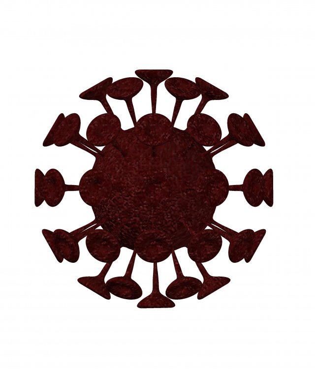 coronavirus covid19 3D Model .c4d .max .obj .3ds .fbx .stl .blend 