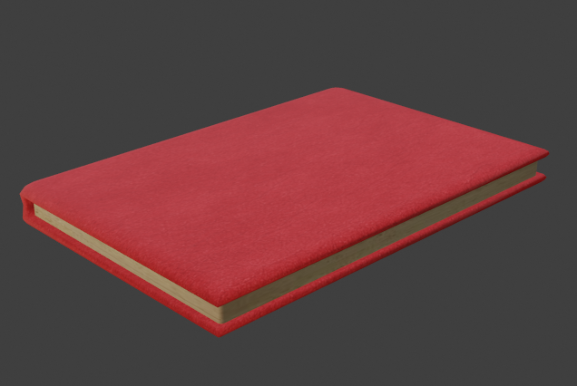 book Modelo 3D .c4d .max .obj .3ds .fbx .stl .blend 