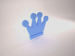 king crown model Modelo 3D