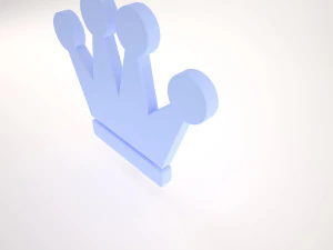 king crown model 3D Model
