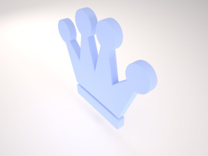 king crown model Model 3D