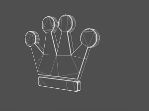 king crown model 3D Model