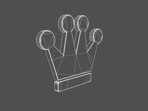 king crown model 3D Model