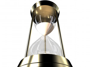hour glass sand timer glass 3d 3D 모델