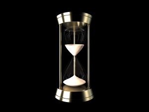 hour glass sand timer glass 3d 3D 모델