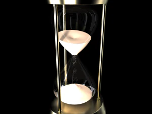 hour glass sand timer glass 3d 3D Model