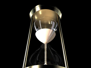 hour glass sand timer glass 3d 3D Model