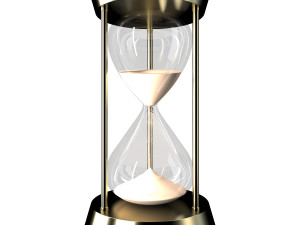 hour glass sand timer glass 3d 3D 모델