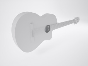guitar Modèle 3D