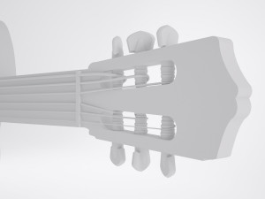 guitar Modèle 3D