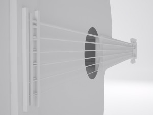 guitar Modèle 3D