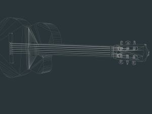 guitar Modèle 3D