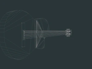 ギター 3Dモデル