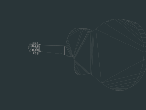guitar Modèle 3D