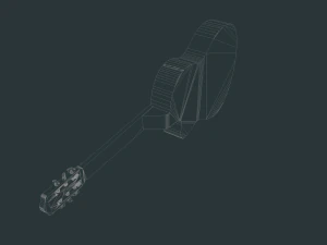 ギター 3Dモデル