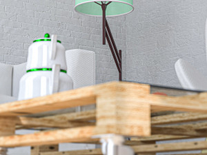 living room Model 3D