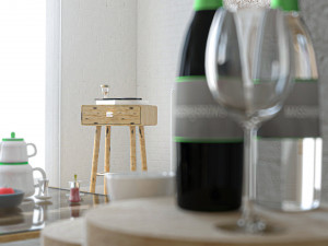 living room Model 3D