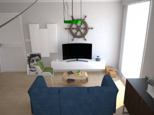 living room Model 3D