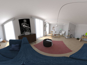 living room Model 3D