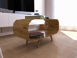 living room Model 3D